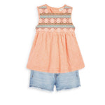 Jessica Simpson, Baby Girl Apparel - Outfit Sets,  Jessica Simpson Papaya Punch Short Set