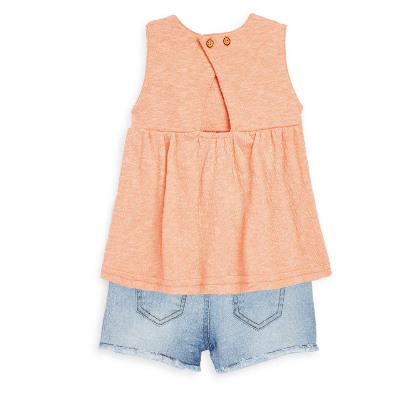 Jessica Simpson, Baby Girl Apparel - Outfit Sets,  Jessica Simpson Papaya Punch Short Set