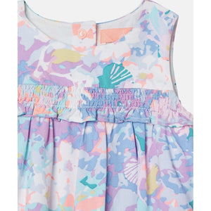 Joules, Baby Girl Apparel - One-Pieces,  Joules Uma Blue Mermaid Ditsy Babygrow Romper