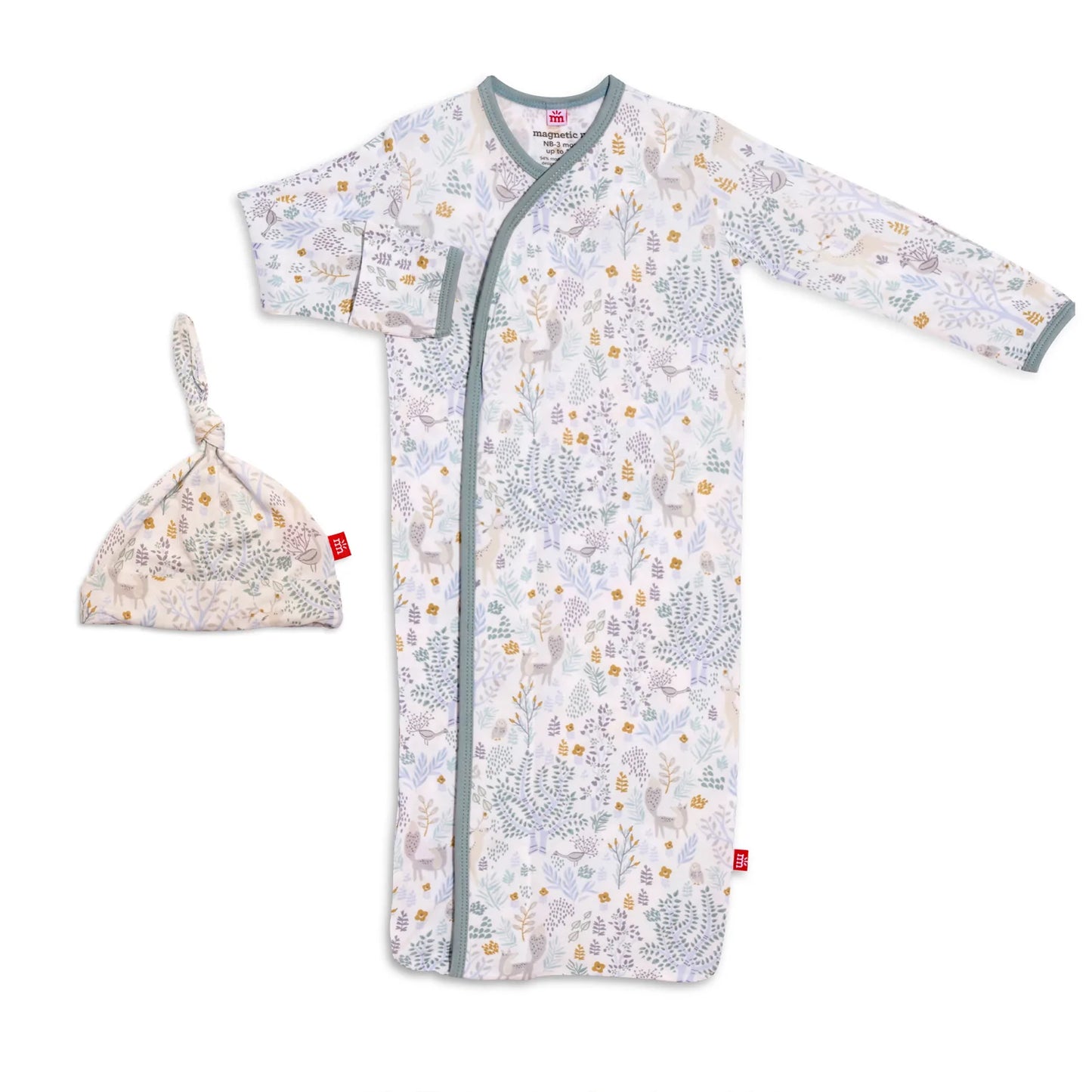Magnetic Me by Magnificent Baby Imagine Forest Modal Magnetic Gown & Hat - Eden Lifestyle