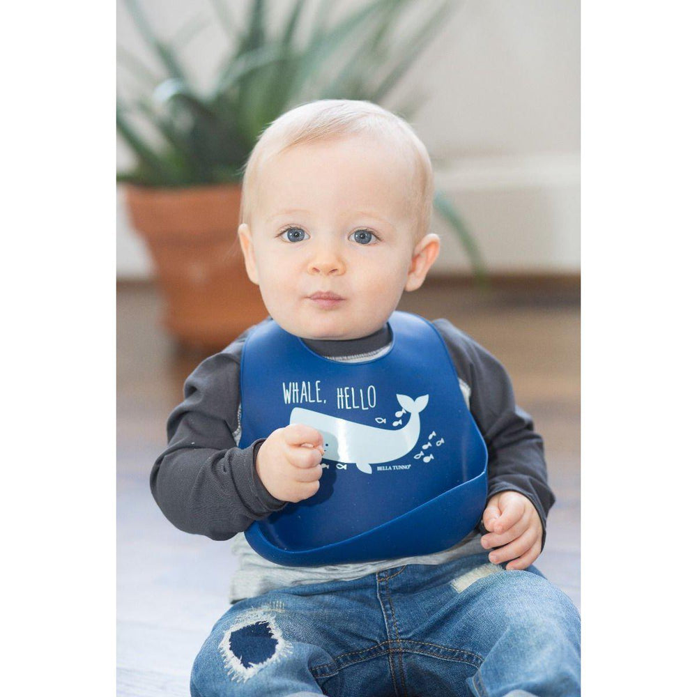 Bella Tunno, Baby - Feeding,  Bella Tunno Whale Hello Wonder Bib