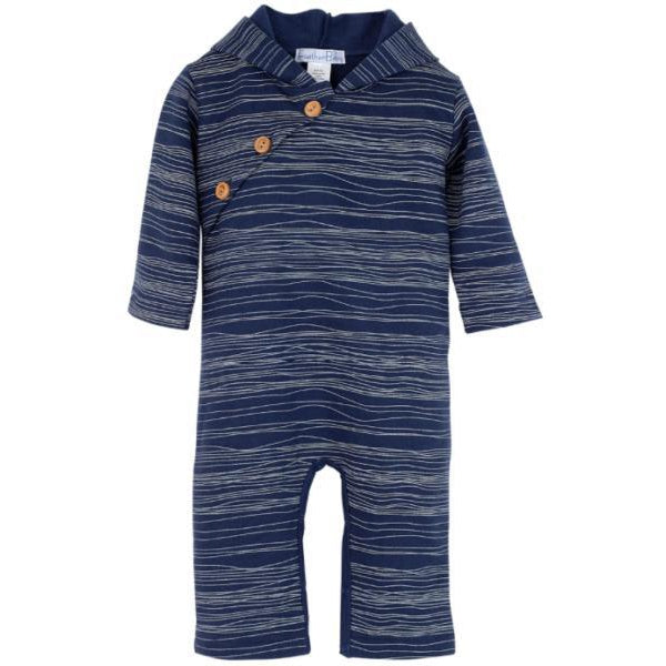 Feather Baby, Baby Boy Apparel - Rompers,  Indigo Romper