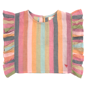 Pink Chicken, Girl - Shirts & Tops,  Pink Chicken Ingrid Top Multi Stripe