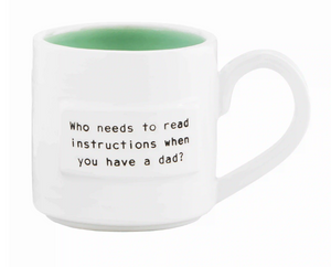 Mud Pie Dad Sentiment Mug - Eden Lifestyle