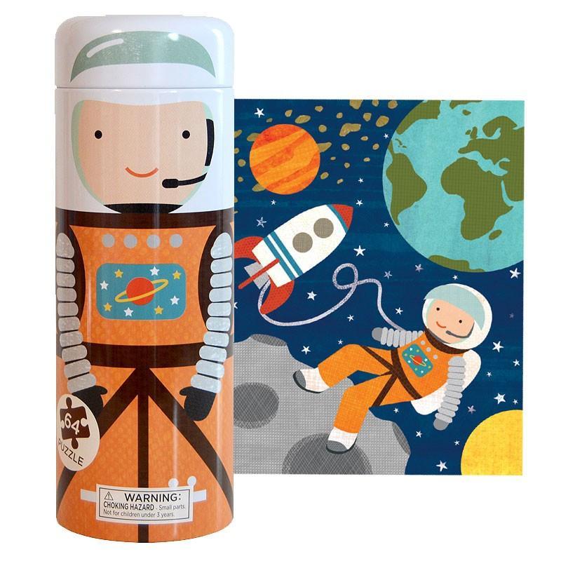 Petitcollage, Gifts - Puzzles & Games,  Into Space Puzzle + Coin Bank