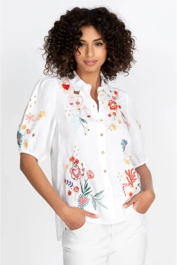 Johnny Was RUTH LISBON BLOUSE - Eden Lifestyle