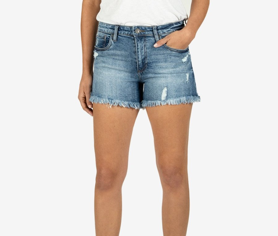 Kut from the Kloth Jane High Rise Short (Instruction Wash) - Eden Lifestyle