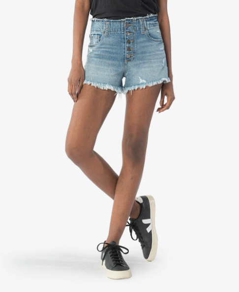 KUT from the Kloth Jane High Rise Short (Sustain Wash) - Eden Lifestyle
