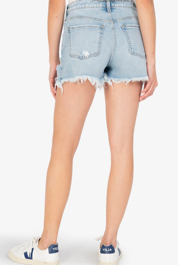 JANE HIGH RISE SHORT (ROYAL WASH) - Eden Lifestyle
