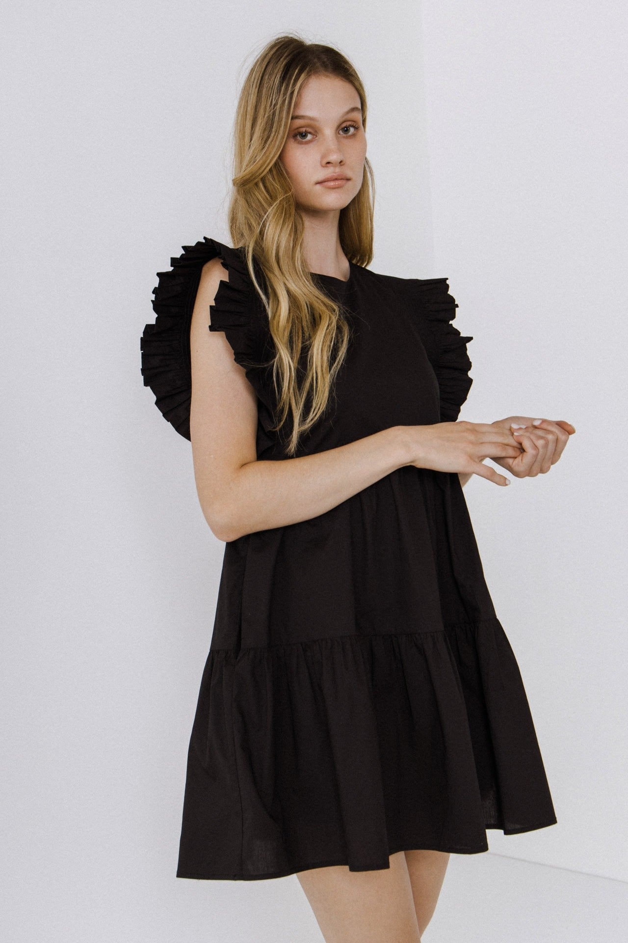 Ruffled Babydoll Dress - Eden Lifestyle
