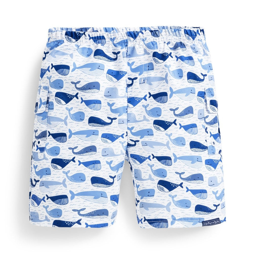 Jojo Maman Bebe, Baby Boy Apparel - Swimwear,  Jojo Maman Bebe Boys' Swim Shorts with Diaper