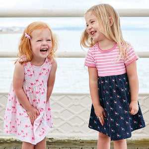 Jojo Maman Bebe, Baby Girl Apparel - Dresses,  Jojo Maman Bebe Girls' Flamingo Summer Baby Dress