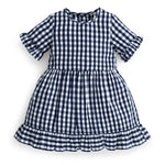 Jojo Maman Bebe, Baby Girl Apparel - Dresses,  Jojo Maman Bebe Navy Gingham Dress