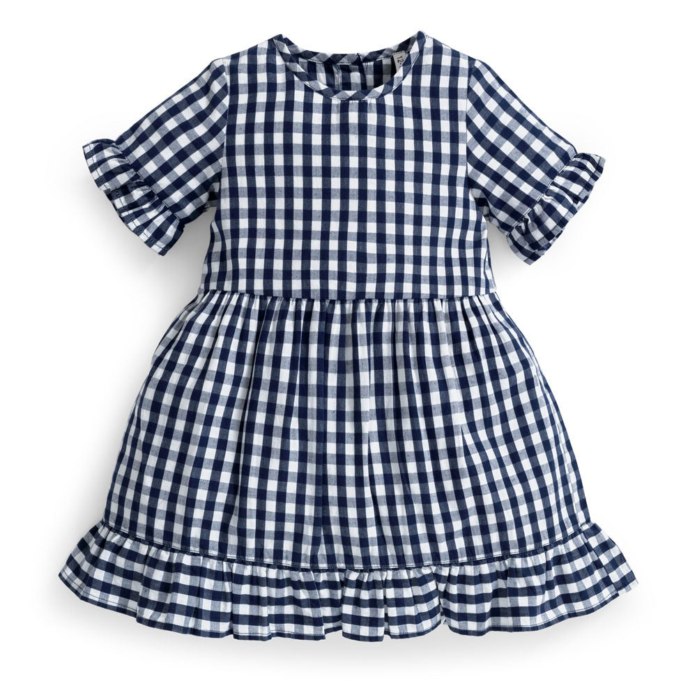 Jojo Maman Bebe Navy Gingham Dress – Eden Lifestyle