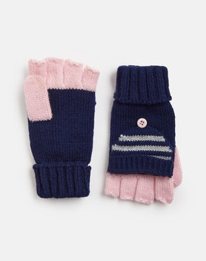 Joules, Accessories - Gloves & Mittens,  Joules Ailsa Navy Stripe Converter Gloves