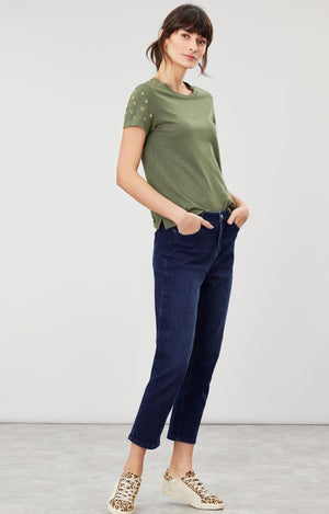 Joules, Women - Tees,  Joules - Carley Tee - Khaki Stars