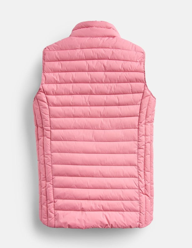 Joules, Girl - Outerwear,  Joules Croft Padded Vest - Cherry Blossom