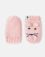 Joules, Accessories - Gloves & Mittens,  Joules Chummy Pale Pink Mouse Mittens