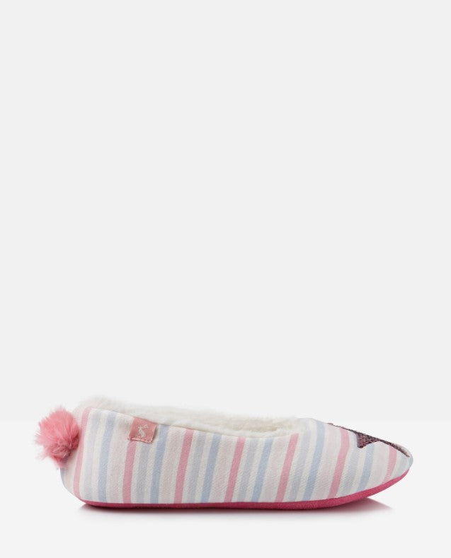 Joules, Shoes - Girl,  Joules Dreama Silver Star Slippers