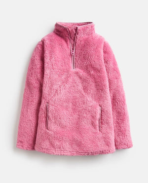 Joules, Girl - Outerwear,  Joules Ellie Cherry Blossom Half Zip Fleece