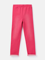 Joules, Girl - Leggings,  Joules Minnie Truly Pink Jersey Denim Leggings
