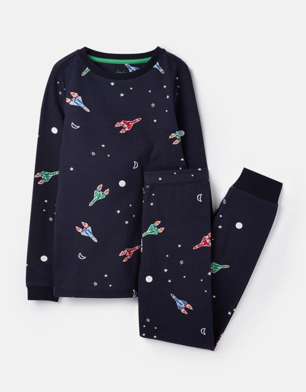 Joules, Boy - Pajamas,  Joules Snooze Navy Rockets PJ Set
