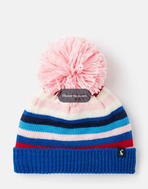 Joules, Accessories - Hats,  Joules Snowy Multi Stripe Hat and Scarf Set