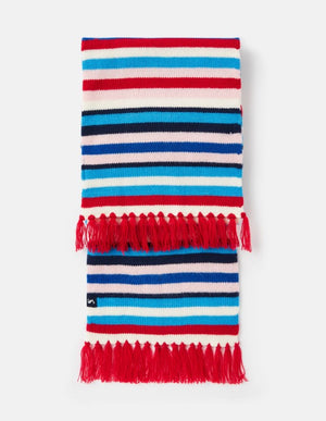 Joules, Accessories - Hats,  Joules Snowy Multi Stripe Hat and Scarf Set