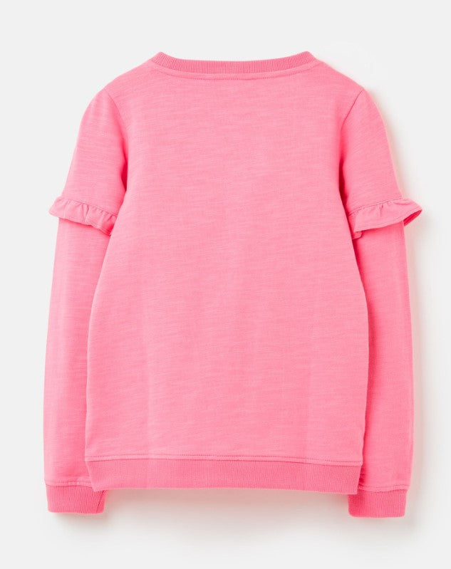 Joules, Girl - Shirts & Tops,  Joules Tiana Pink Llama Long Sleeve Top