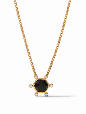 Julie Vos, Accessories - Jewelry,  Julie Vos - Cosmo Solitaire Necklace Obsidian Black