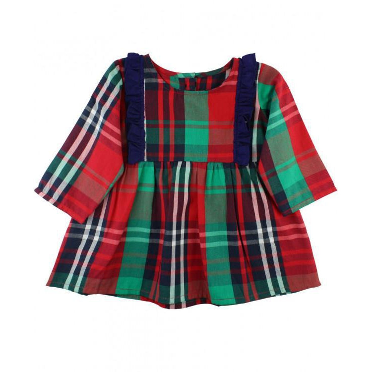 Ruffle Butts, Girl - Shirts & Tops,  Kennedy Plaid Flutter Tunic