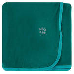 Kickee Pants - Print Swaddling Blanket in Cedar with Neptune - Eden Lifestyle