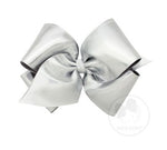 Wee Ones, Accessories - Bows & Headbands,  Wee Ones King Metallic Lame Overlay Bow