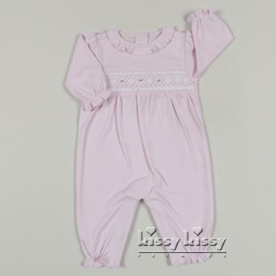 Kissy Kissy, Baby Girl Apparel - Rompers,  Kissy Distinct Playsuit - Pink