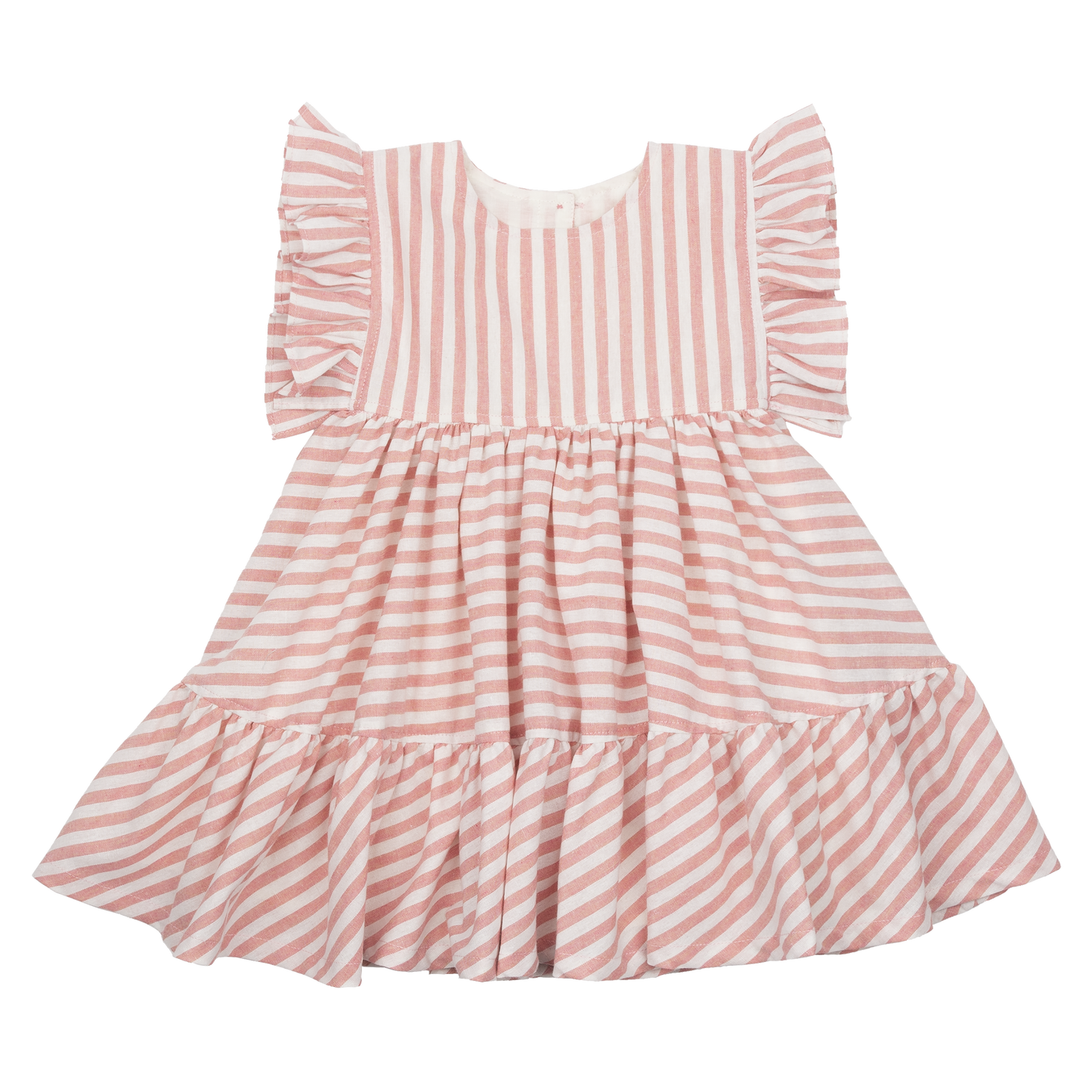 Pink Chicken, Girl - Dresses,  Pink Chicken Kit Dress Pink Stripe