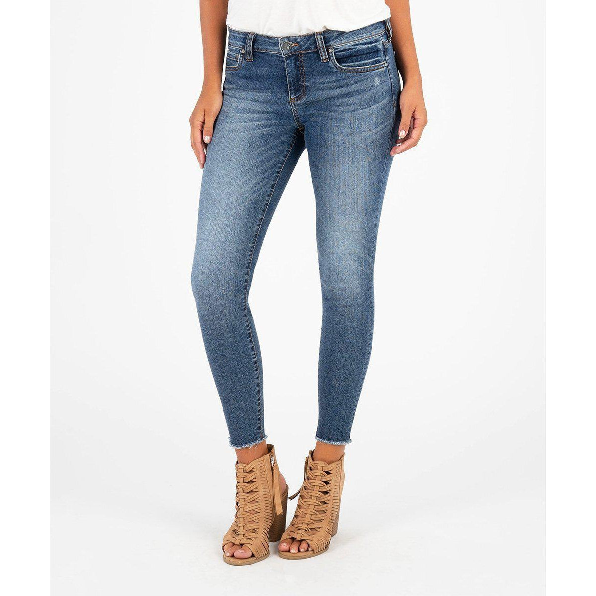 KUT from the Kloth, Women - Denim,  KUT from the Kloth | CONNIE SLIM FIT ANKLE SKINNY (GUILELESS WASH)