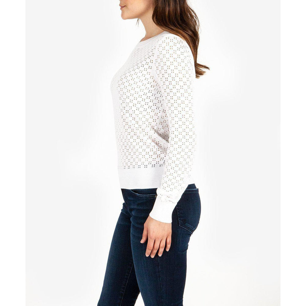 KUT from the Kloth, Women - Shirts & Tops,  KUT from the Kloth | EDYTHE EYELET KNIT SWEATER