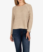 KUT from the Kloth, Women - Shirts & Tops,  Kut Page Chunky Khaki Sweater