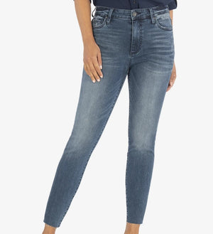 KUT from the Kloth, Women - Denim,  CONNIE HIGH RISE ANKLE SKINNY (ERUDITE WASH)