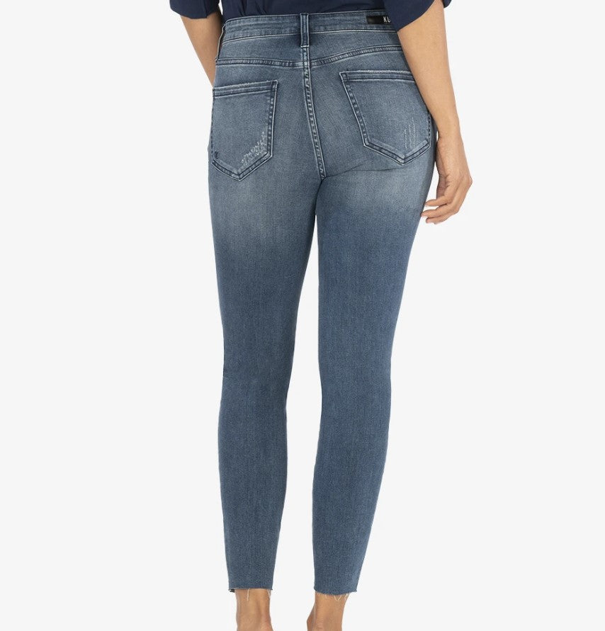 KUT from the Kloth, Women - Denim,  CONNIE HIGH RISE ANKLE SKINNY (ERUDITE WASH)