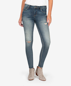KUT from the Kloth, Women - Denim,  Donna Ankle Skinny ( React with Dark Stone Wash)