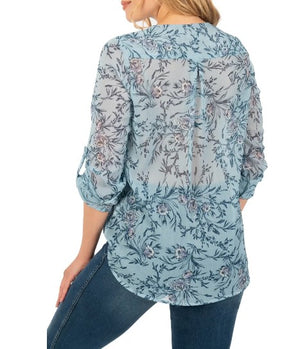 KUT from the Kloth, Women - Shirts & Tops,  KUT from the Kloth Floral Surplice Blouse