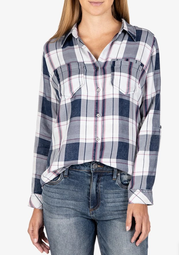 KUT from the Kloth, Women - Shirts & Tops,  KUT from the Kloth Hannah Plaid Top