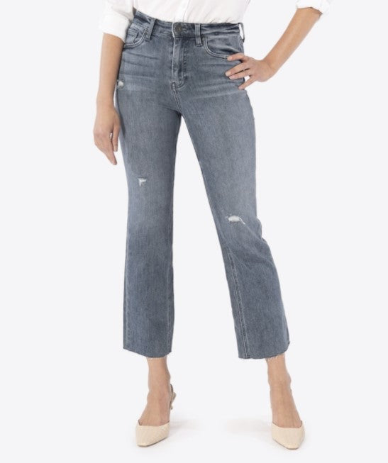 Kut from the Kloth Kelsey High Rise Ankle Flare (Mastermind) - Eden Lifestyle