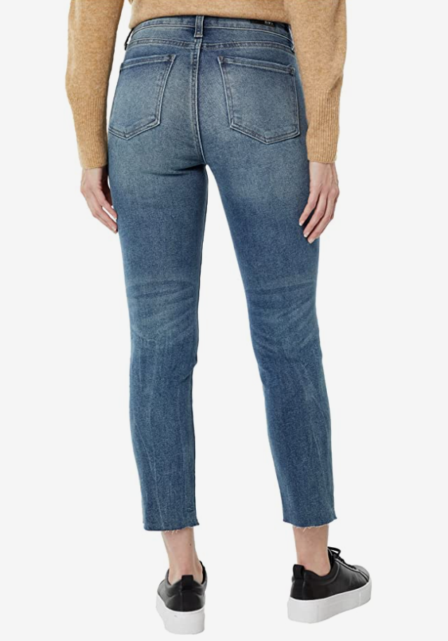 KUT from the Kloth Reese High-Rise Ankle Straight Leg in Retentive - Eden Lifestyle