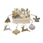 Mud Pie Layered Gold Ornament - Eden Lifestyle