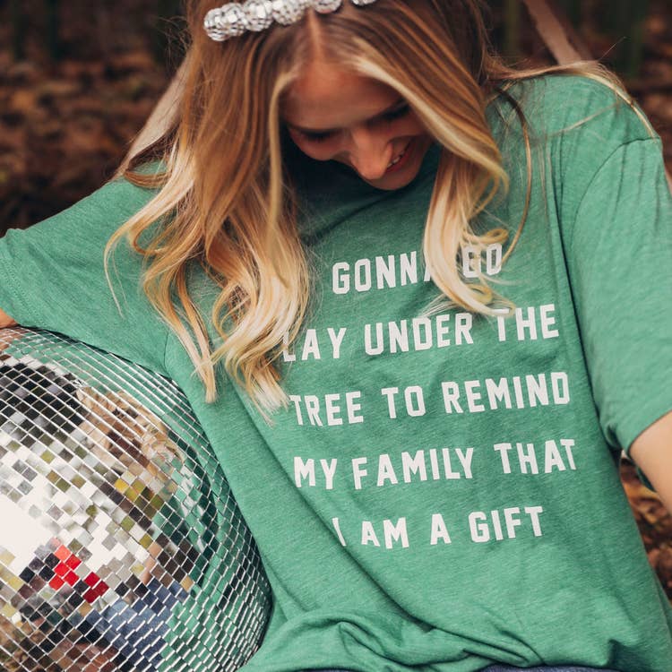 Eden Lifestyle, Women - Shirts & Tops,  I am a Gift Holiday Tee