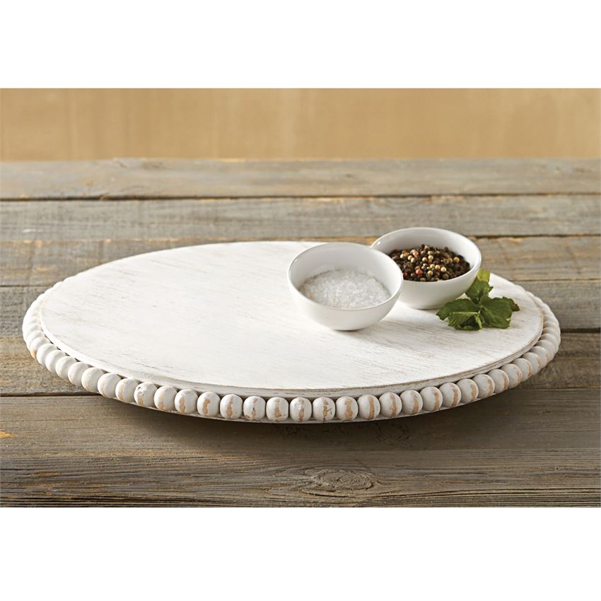 Mud Pie, Home - Serving,  Mud Pie - Beaded Lazy Susan