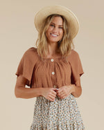 Rylee & Cru Leah Top in Terracotta - Eden Lifestyle