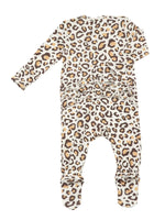 Angel Dear, Baby Girl Apparel - One-Pieces,  Angel Dear Leopard Footie